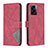 Leather Case Stands Flip Cover Holder B08F for Oppo K10 5G India Red