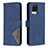 Leather Case Stands Flip Cover Holder B08F for Realme 8 4G Blue