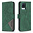 Leather Case Stands Flip Cover Holder B08F for Realme 8 4G Green