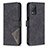 Leather Case Stands Flip Cover Holder B08F for Realme 8 5G Black