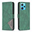 Leather Case Stands Flip Cover Holder B08F for Realme 9 4G Green