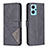 Leather Case Stands Flip Cover Holder B08F for Realme 9i 4G