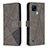 Leather Case Stands Flip Cover Holder B08F for Realme C21 Gray