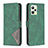 Leather Case Stands Flip Cover Holder B08F for Realme C35 Green