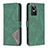 Leather Case Stands Flip Cover Holder B08F for Realme GT Neo3 5G Green