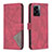 Leather Case Stands Flip Cover Holder B08F for Realme V23 5G Red