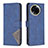 Leather Case Stands Flip Cover Holder B08F for Realme V50 5G Blue