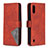 Leather Case Stands Flip Cover Holder B08F for Samsung Galaxy A01 SM-A015 Orange