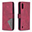 Leather Case Stands Flip Cover Holder B08F for Samsung Galaxy A01 SM-A015 Red