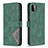 Leather Case Stands Flip Cover Holder B08F for Samsung Galaxy A22s 5G Green