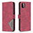 Leather Case Stands Flip Cover Holder B08F for Samsung Galaxy A22s 5G Red