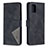 Leather Case Stands Flip Cover Holder B08F for Samsung Galaxy A31 Black