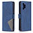 Leather Case Stands Flip Cover Holder B08F for Samsung Galaxy A32 5G Blue