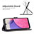 Leather Case Stands Flip Cover Holder B08F for Samsung Galaxy A33 5G