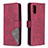 Leather Case Stands Flip Cover Holder B08F for Samsung Galaxy A41 Red