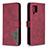 Leather Case Stands Flip Cover Holder B08F for Samsung Galaxy A42 5G Red