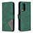 Leather Case Stands Flip Cover Holder B08F for Samsung Galaxy A52s 5G Green