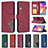 Leather Case Stands Flip Cover Holder B08F for Samsung Galaxy A70