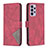 Leather Case Stands Flip Cover Holder B08F for Samsung Galaxy A73 5G Red