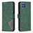 Leather Case Stands Flip Cover Holder B08F for Samsung Galaxy M32 4G Green