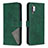 Leather Case Stands Flip Cover Holder B08F for Samsung Galaxy Note 10 Plus 5G Green