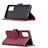 Leather Case Stands Flip Cover Holder B08F for Samsung Galaxy Note 20 5G