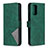 Leather Case Stands Flip Cover Holder B08F for Samsung Galaxy Note 20 5G Green