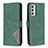 Leather Case Stands Flip Cover Holder B08F for Samsung Galaxy Quantum2 5G Green