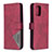Leather Case Stands Flip Cover Holder B08F for Samsung Galaxy S10 Lite Red