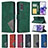 Leather Case Stands Flip Cover Holder B08F for Samsung Galaxy S20 5G