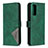 Leather Case Stands Flip Cover Holder B08F for Samsung Galaxy S20 FE 4G Green