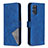 Leather Case Stands Flip Cover Holder B08F for Samsung Galaxy S20 Plus Blue