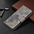 Leather Case Stands Flip Cover Holder B08F for Samsung Galaxy S21 Ultra 5G