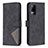 Leather Case Stands Flip Cover Holder B08F for Vivo V21e 4G