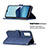 Leather Case Stands Flip Cover Holder B08F for Vivo Y20a