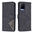 Leather Case Stands Flip Cover Holder B08F for Vivo Y21a