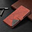 Leather Case Stands Flip Cover Holder B08F for Vivo Y51 (2021)