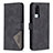 Leather Case Stands Flip Cover Holder B08F for Vivo Y51A Black