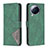 Leather Case Stands Flip Cover Holder B08F for Xiaomi Civi 3 5G Green