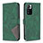 Leather Case Stands Flip Cover Holder B08F for Xiaomi Mi 11i 5G (2022) Green