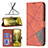 Leather Case Stands Flip Cover Holder B08F for Xiaomi Mi 12T 5G