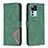 Leather Case Stands Flip Cover Holder B08F for Xiaomi Mi 12T 5G Green