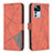 Leather Case Stands Flip Cover Holder B08F for Xiaomi Mi 12T 5G Orange