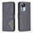 Leather Case Stands Flip Cover Holder B08F for Xiaomi Mi 12T Pro 5G Black