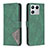 Leather Case Stands Flip Cover Holder B08F for Xiaomi Mi 13 Pro 5G Green