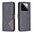 Leather Case Stands Flip Cover Holder B08F for Xiaomi Mi 14 Pro 5G