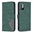 Leather Case Stands Flip Cover Holder B08F for Xiaomi POCO M3 Pro 5G Green