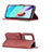 Leather Case Stands Flip Cover Holder B08F for Xiaomi Redmi 10 (2022)