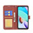 Leather Case Stands Flip Cover Holder B08F for Xiaomi Redmi 10 4G