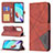 Leather Case Stands Flip Cover Holder B08F for Xiaomi Redmi 10 4G